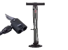 Afbeelding van Dunlop Fietspomp staand - met extra ventielen