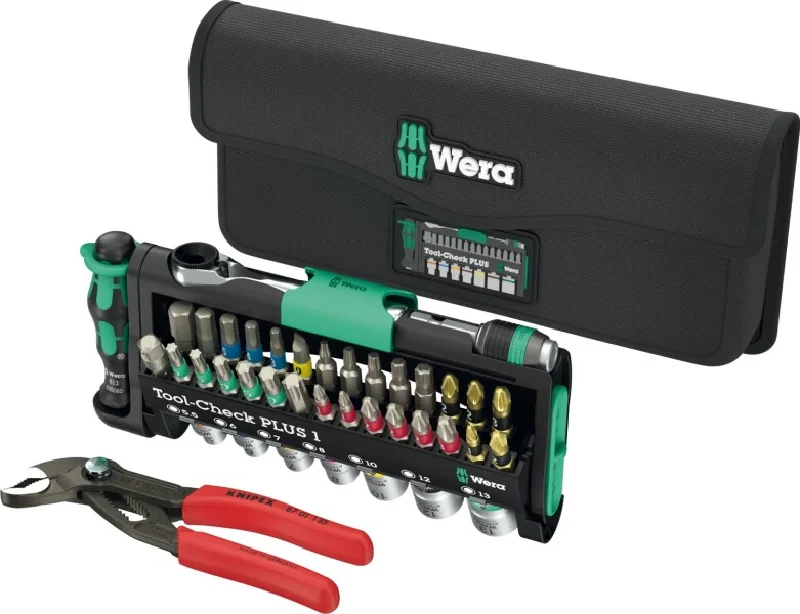 Afbeelding van Wera 05049070001 Tool-Check Combi 1 Gereedschapset In Etui - 40‑delig